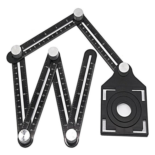 6-sided Aluminum Alloy Angle Measuring Tool