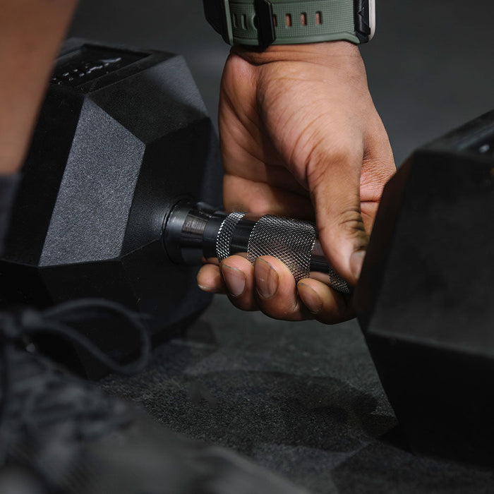 60 LB Pair Rubber Hex Dumbbells