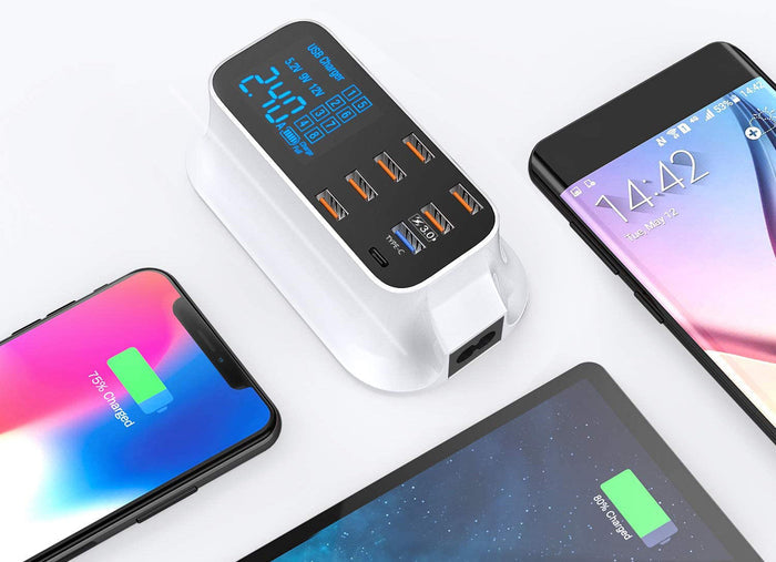 8-Port Charging Station
