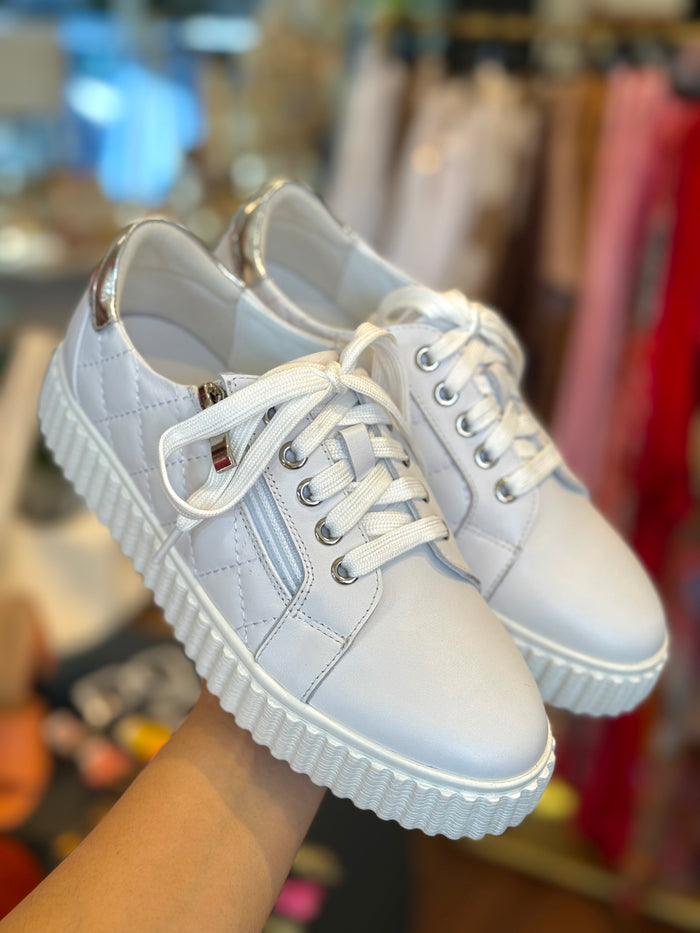 Dolly Virgo White / Silver Sneakers