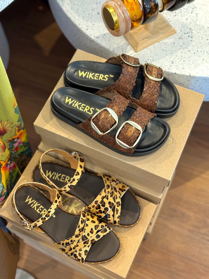Wikers Terrie Leopard Sandals
