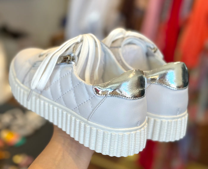 Dolly Virgo White / Silver Sneakers