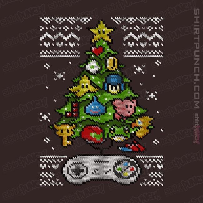 Shirts Magnets / 3"x3" / Dark Chocolate A Classic Gamers Christmas