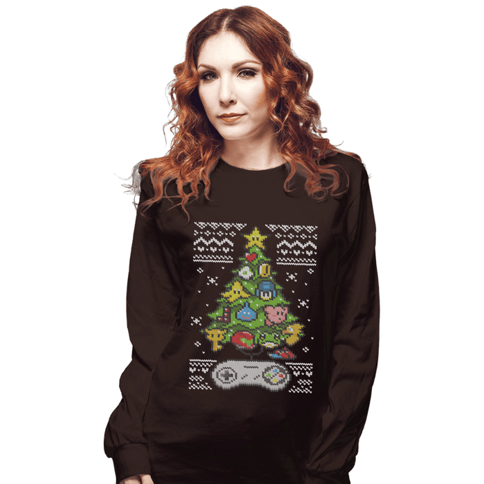 Long Sleeve Shirts, Unisex / Small / Dark Chocolate