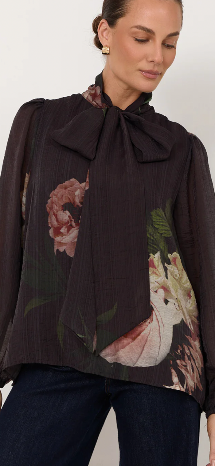 Adorne - the Penelope Chandon Print Long Sleeve Top