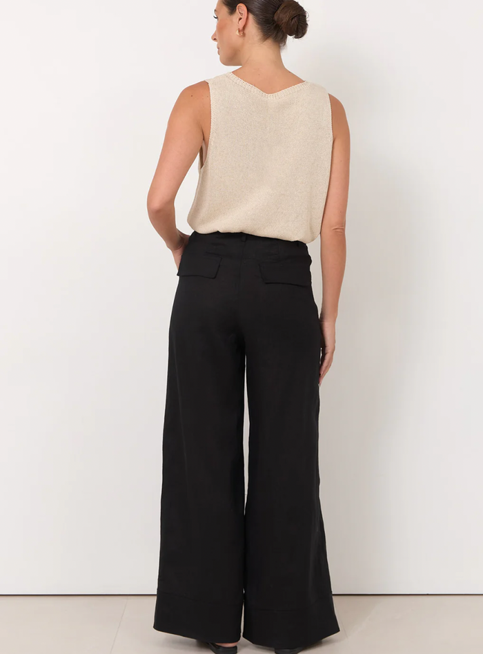 Adorne Avalon wide leg Linen Pants
