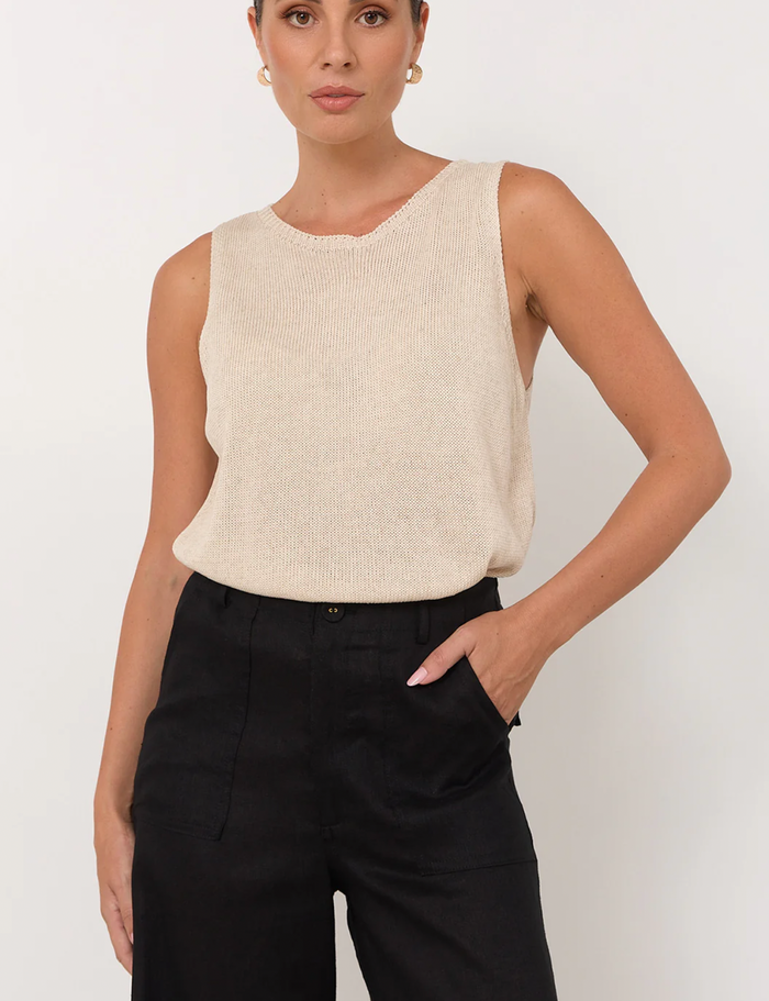 Adorne Avalon wide leg Linen Pants
