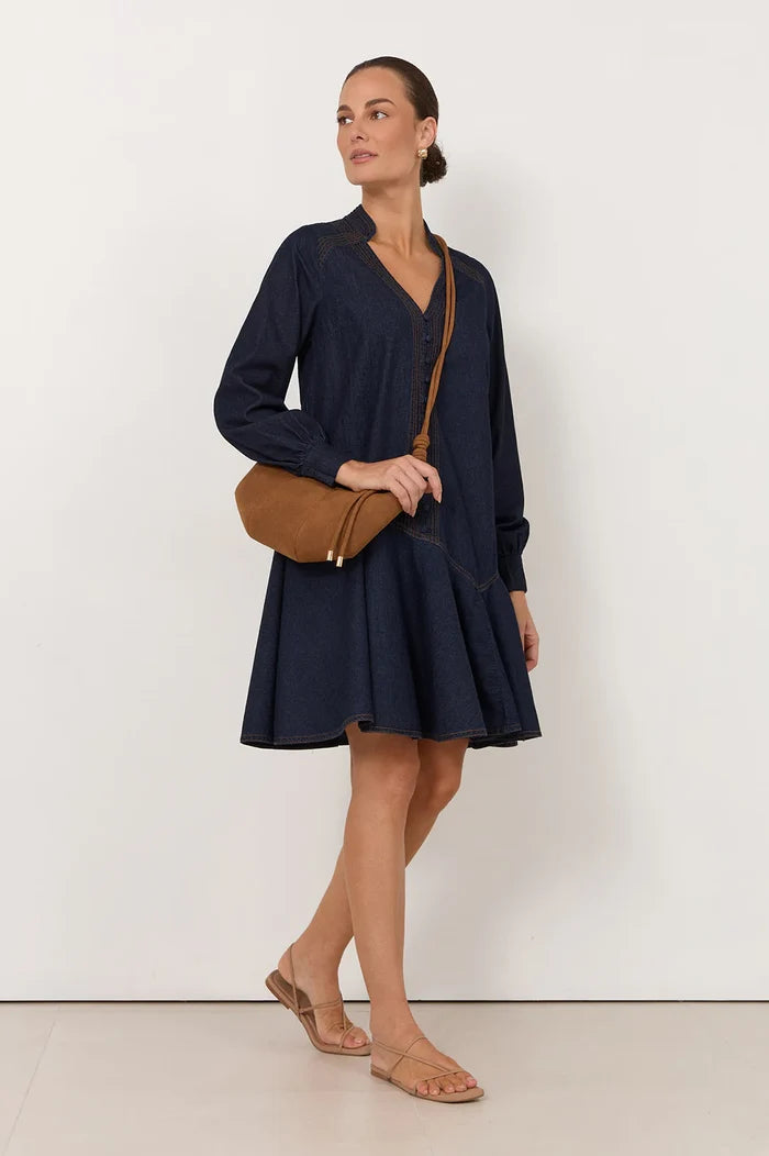 Adorne Genna Light Weight Denim Dress