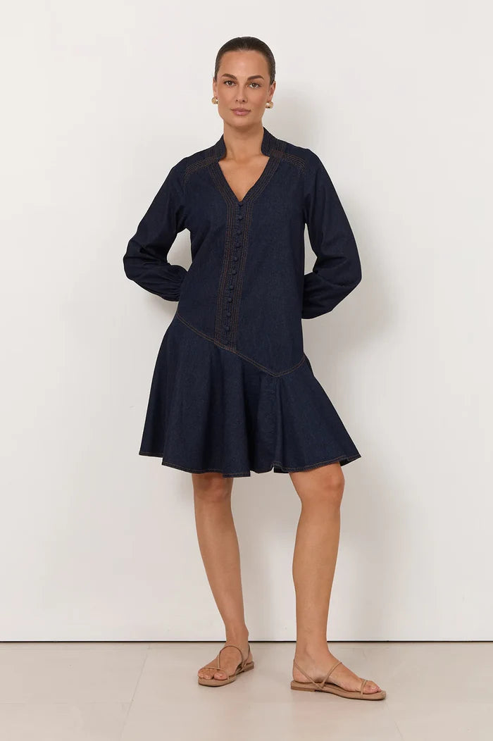 Adorne Genna Light Weight Denim Dress