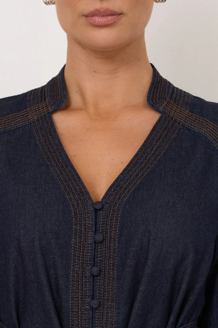 Adorne Genna Light Weight Denim Dress