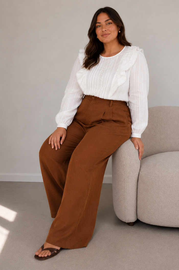 Adorne Karmine Linen Pants