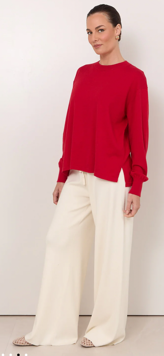 Adorne Rowan Cotton Cashmere Knit
