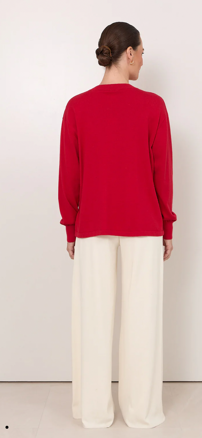 Adorne Rowan Cotton Cashmere Knit