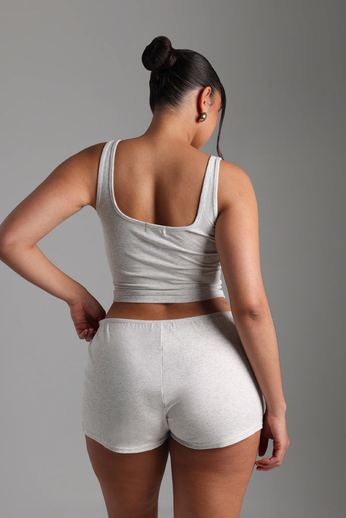 Air-Sleep Ease Shorts - Light Heather Gray