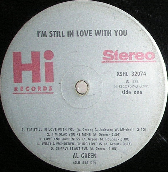 Al Green - I'm Still In Love With You (LP) [US] 1st (Very Good Plus (VG+))
