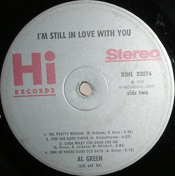 Al Green - I'm Still In Love With You (LP) [US] 1st (Very Good Plus (VG+))