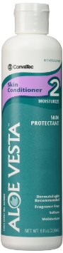 Aloe Vesta Moisturizer 8 oz. Bottle Unscented Lotion Pack of 3