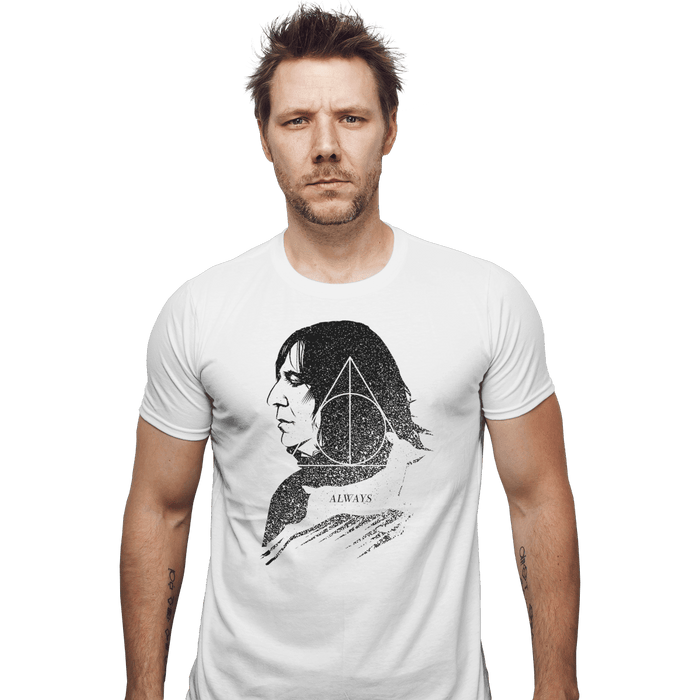 Shirts Fitted Shirts, Mens / Small / White Always Patronus
