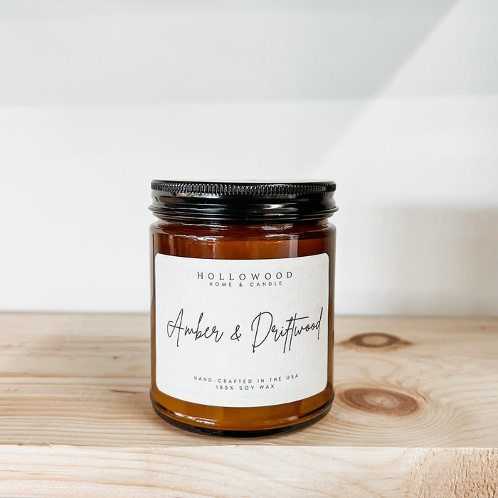 AMBER & DRIFTWOOD | CANDLE BAR CANDLE