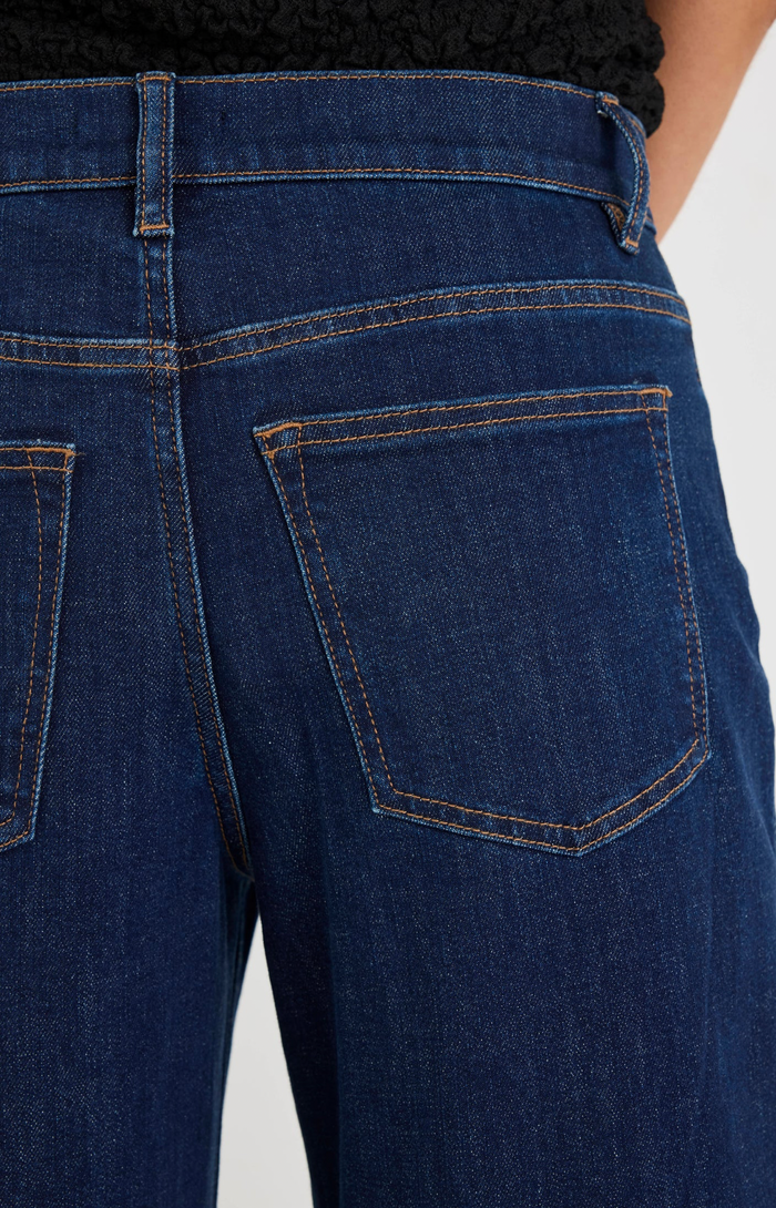 Among The Brave -Graduate DARK BLUE STRETCH Barrel Jeans