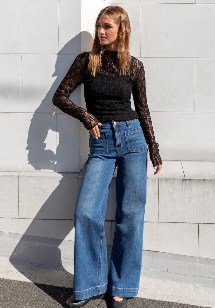 Among The Brave Zoey Jeans Marine Blue