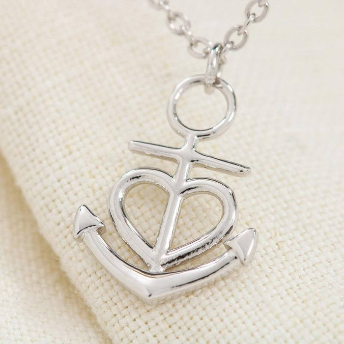 Anchor Heart Necklace