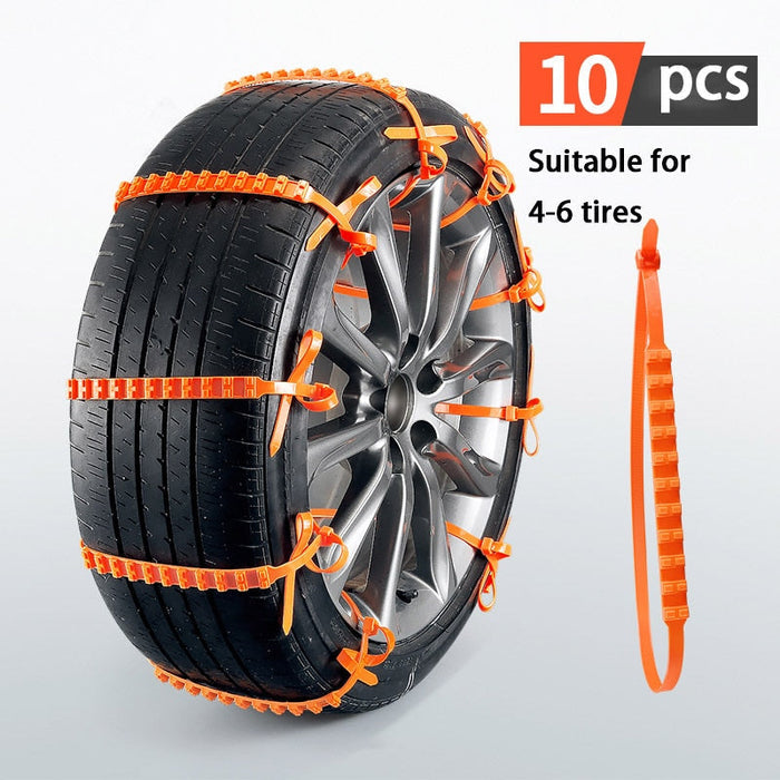 Anti-slip Tire Chains (10pcs)