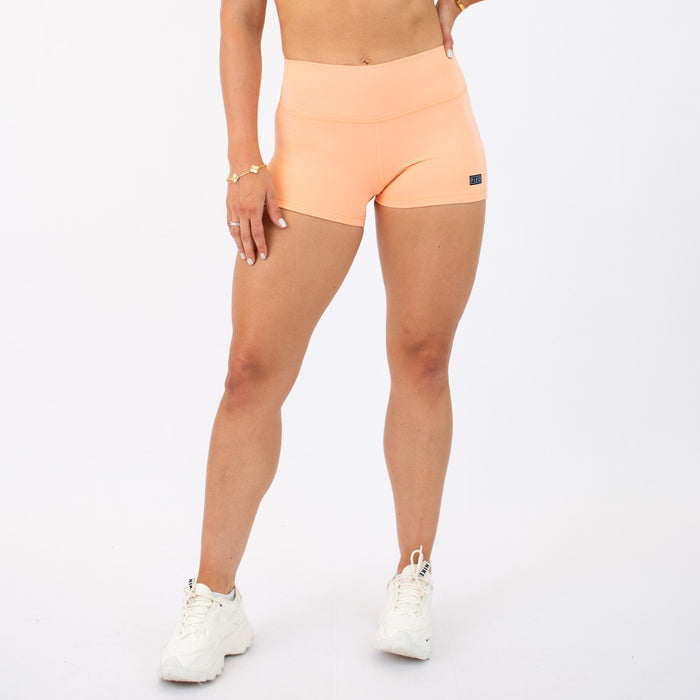 Orange Cream Apex Contour Training Shorts For Women