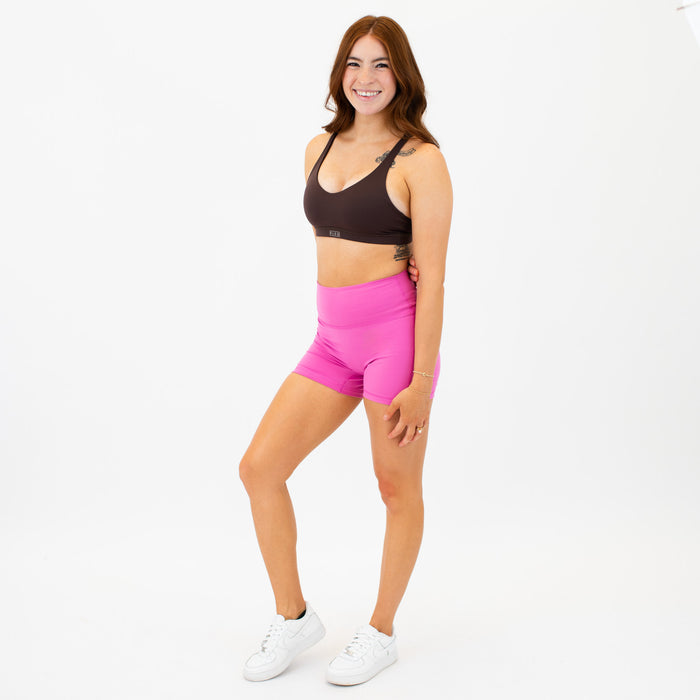 Phlox No Front Seam High Rise Spandex Shorts