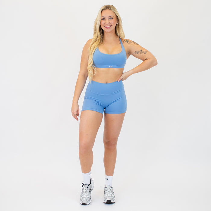 Sky Pop Ascend Short 3.25" - No Front Seam - Higher Rise by FLEO - 6