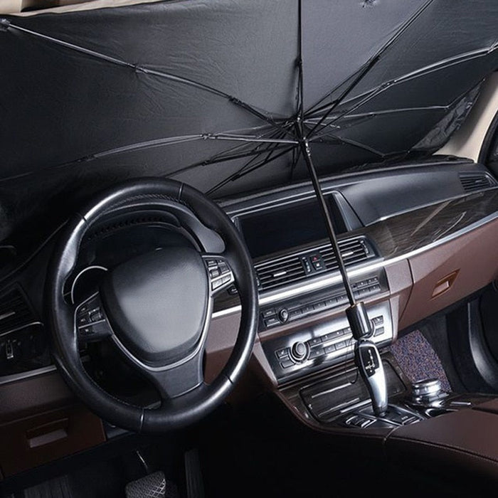 Automotive windshield sunshade