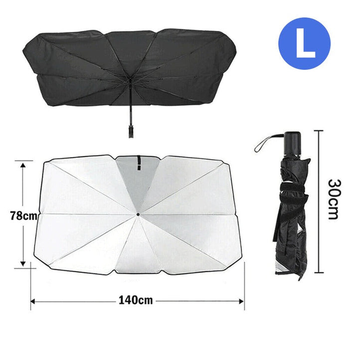 Automotive windshield sunshade