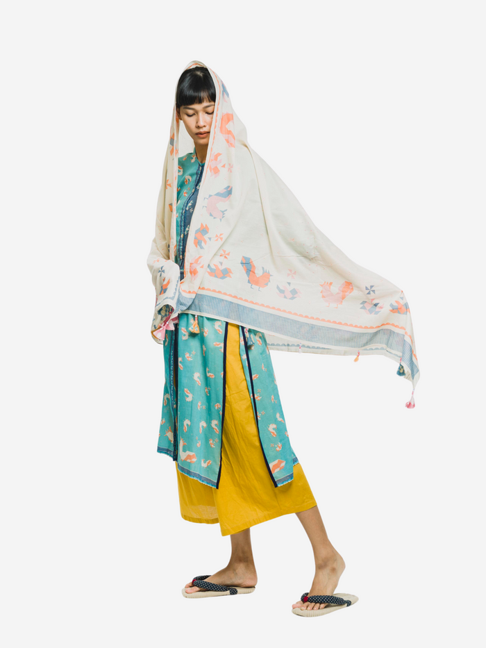 "Ayam Hias" - Shawl