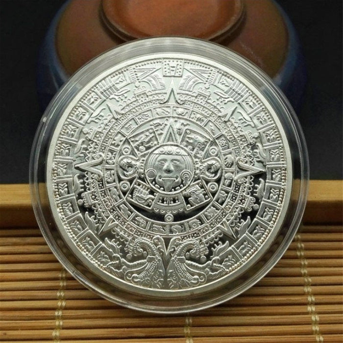 Aztec Calendar Medallion