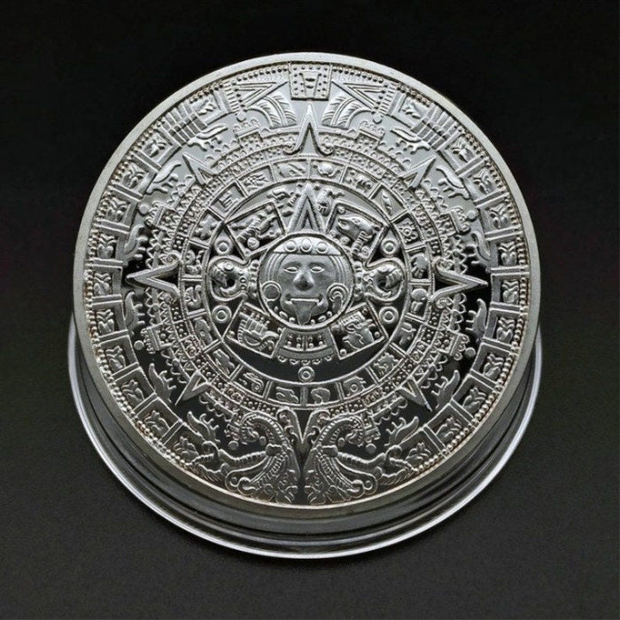 Aztec Calendar Medallion
