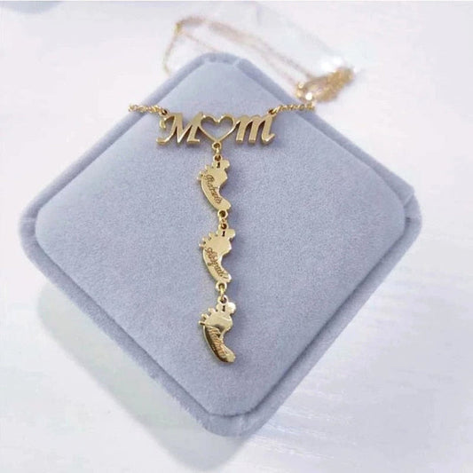 Baby Feet Mother Necklace