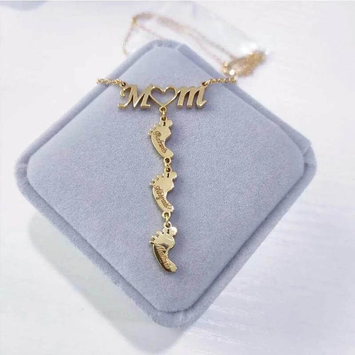 Baby Feet Mother Necklace