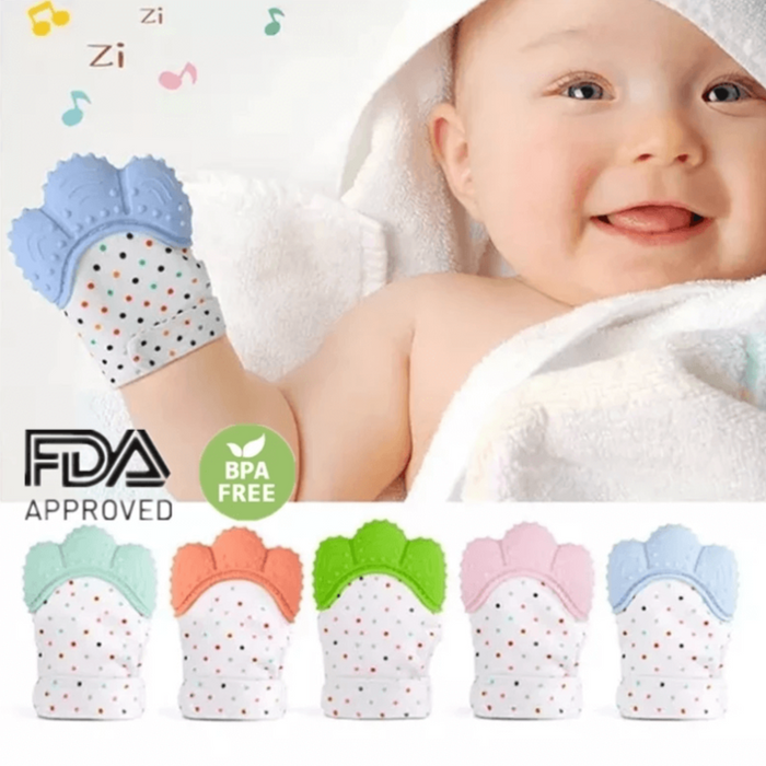 Baby teething hand