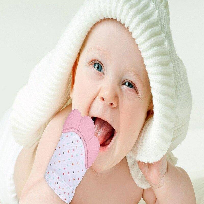 Baby teething hand