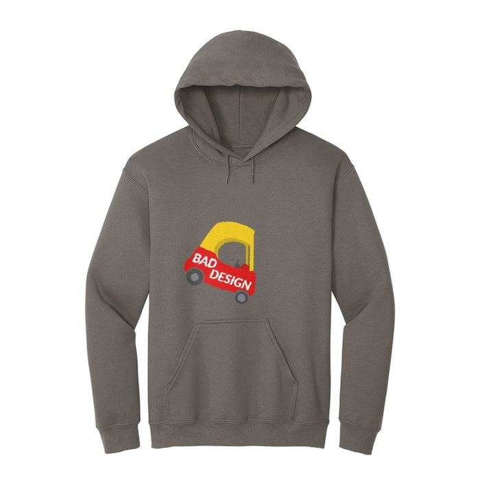 Bad Design Pixel Car Hoodie