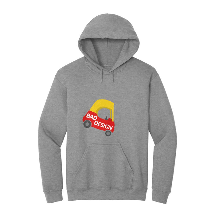 Bad Design Pixel Car Hoodie