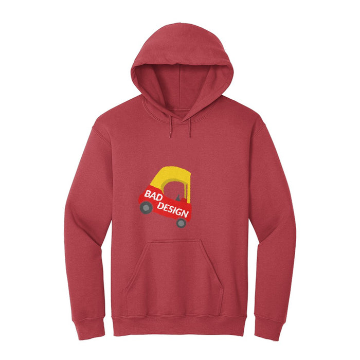Bad Design Pixel Car Hoodie