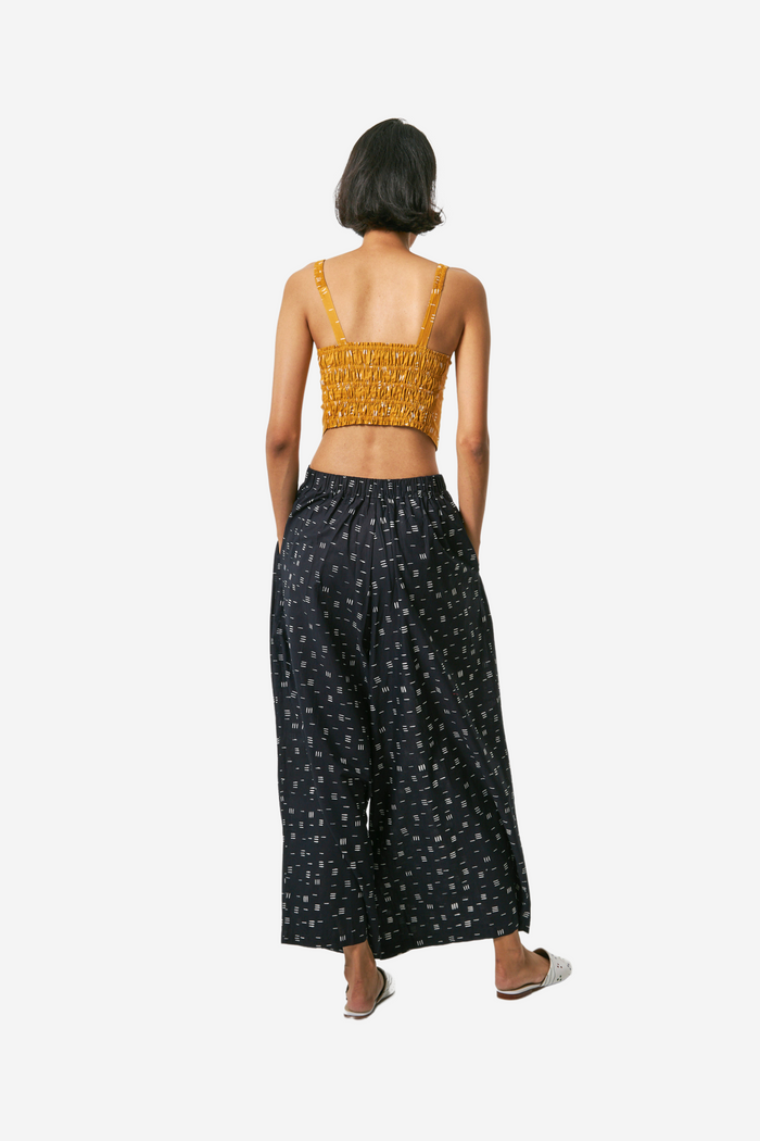 "Bambu" - Two Buttons Maxi Pants