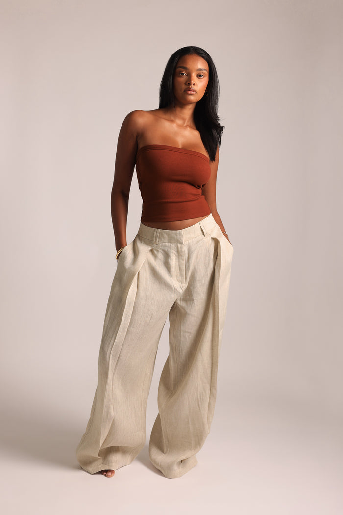 Banded Tube Top - Sunbaked