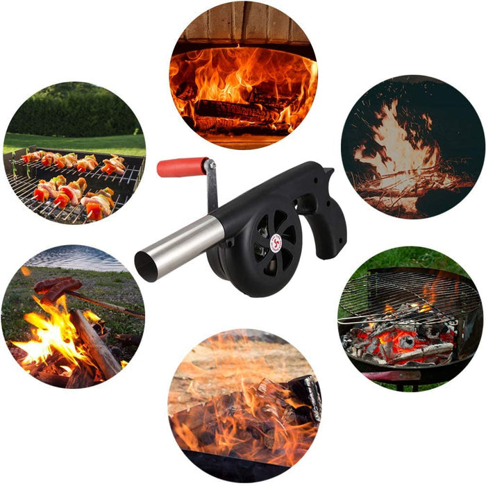 Barbecue air blower