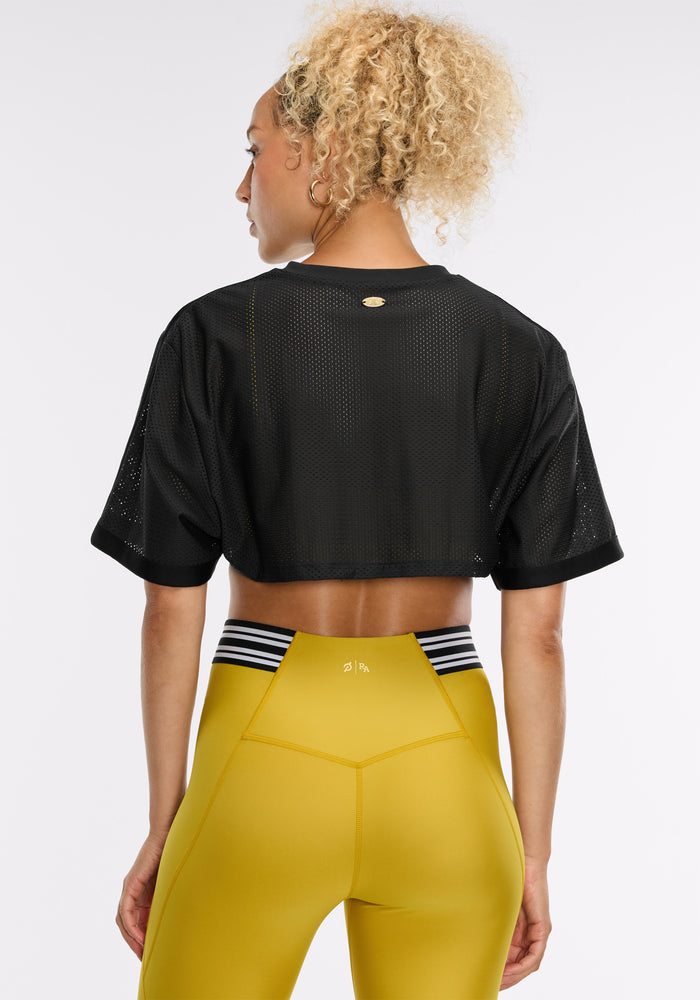 Basketball Mesh V-Neck Short Sleeve Tee