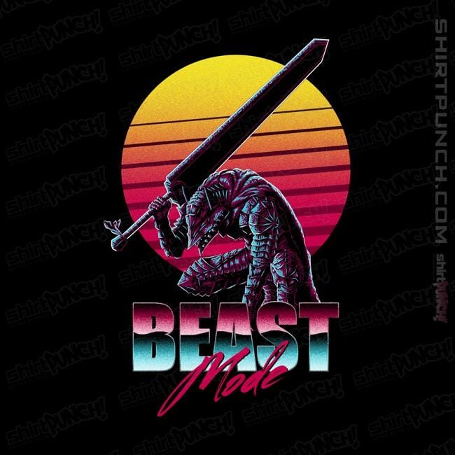 Shirts Magnets / 3"x3" / Black Beast Mode