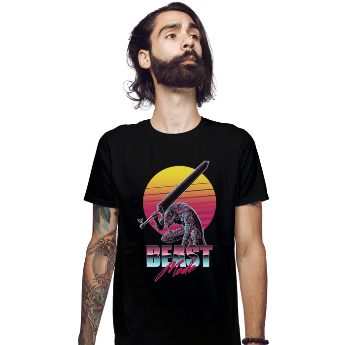Shirts Fitted Shirts, Mens / Small / Black Beast Mode