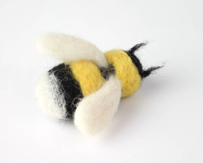 Bee Brooch Needle Felting Kit | Beginner Craft Kit