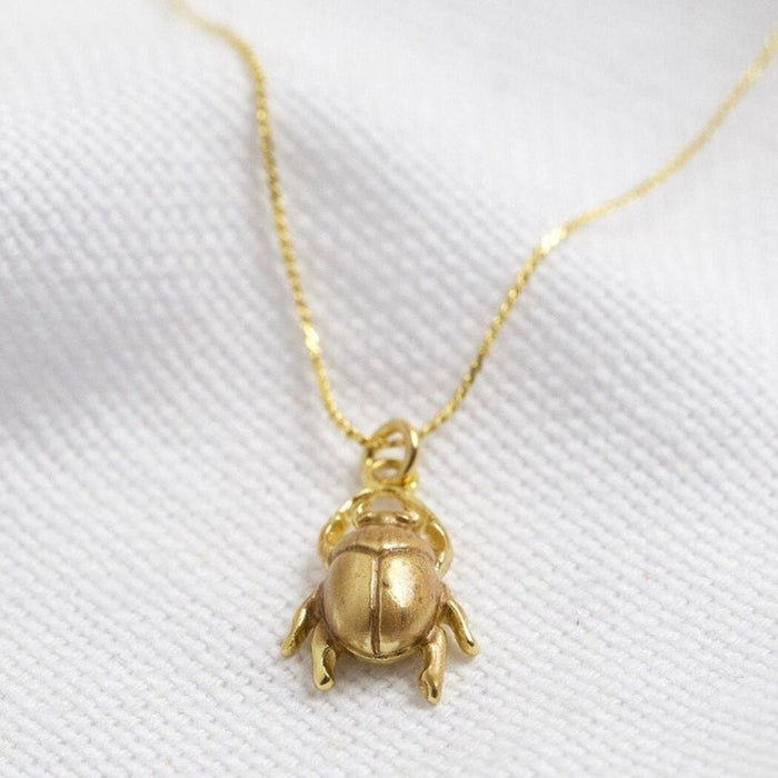 Beetle Amulet Necklace